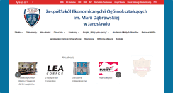 Desktop Screenshot of ekonomikjaroslaw.pl